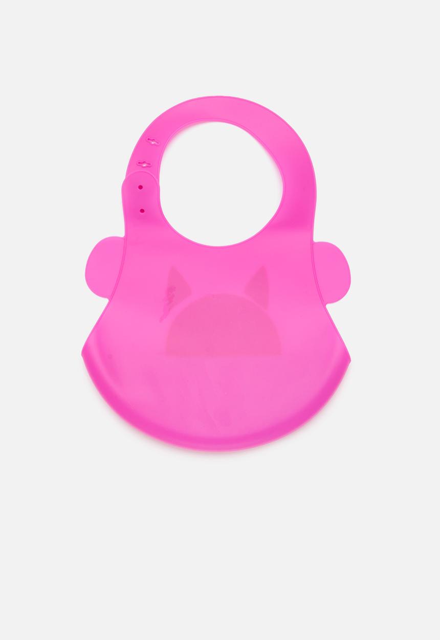 Pop Candy - Baby silicone bib-dark pink