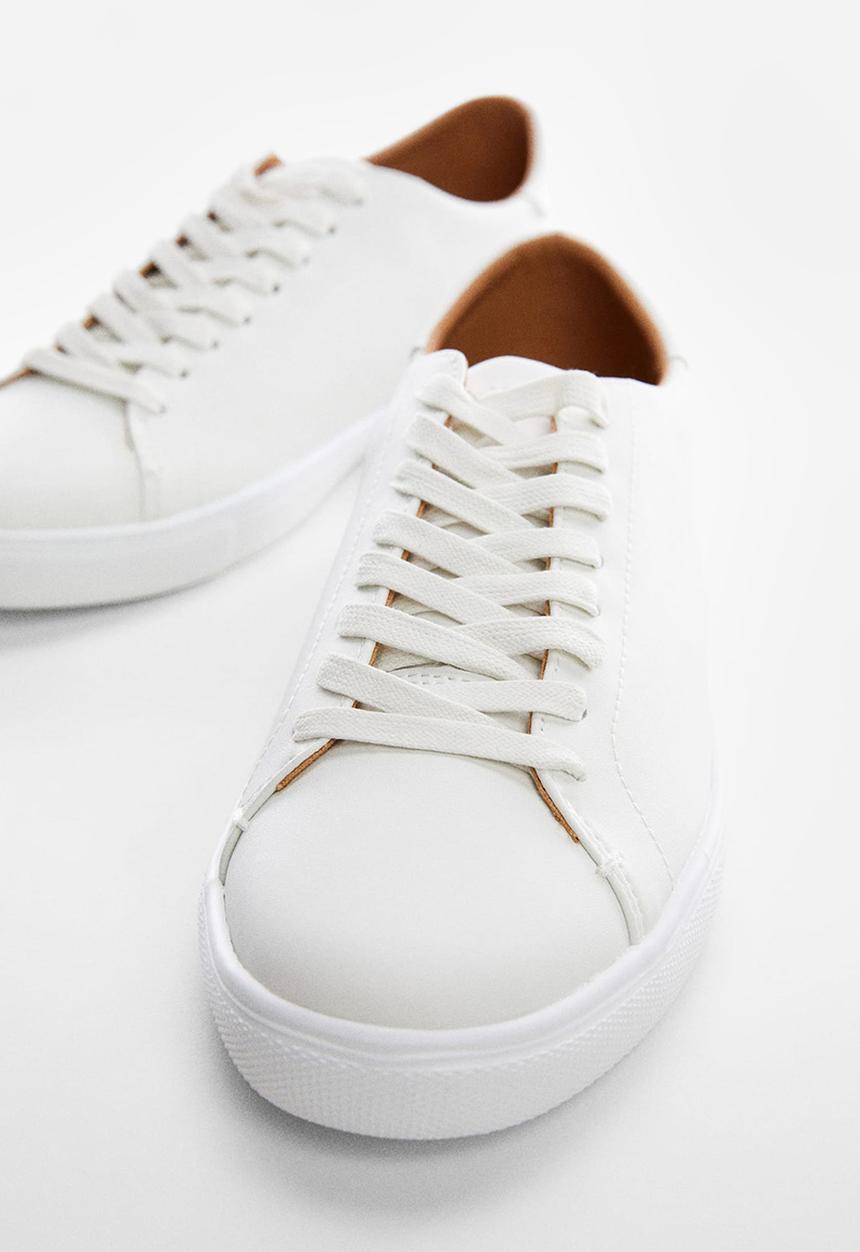 MANGO - Sport shoes metrolea sneaker - white