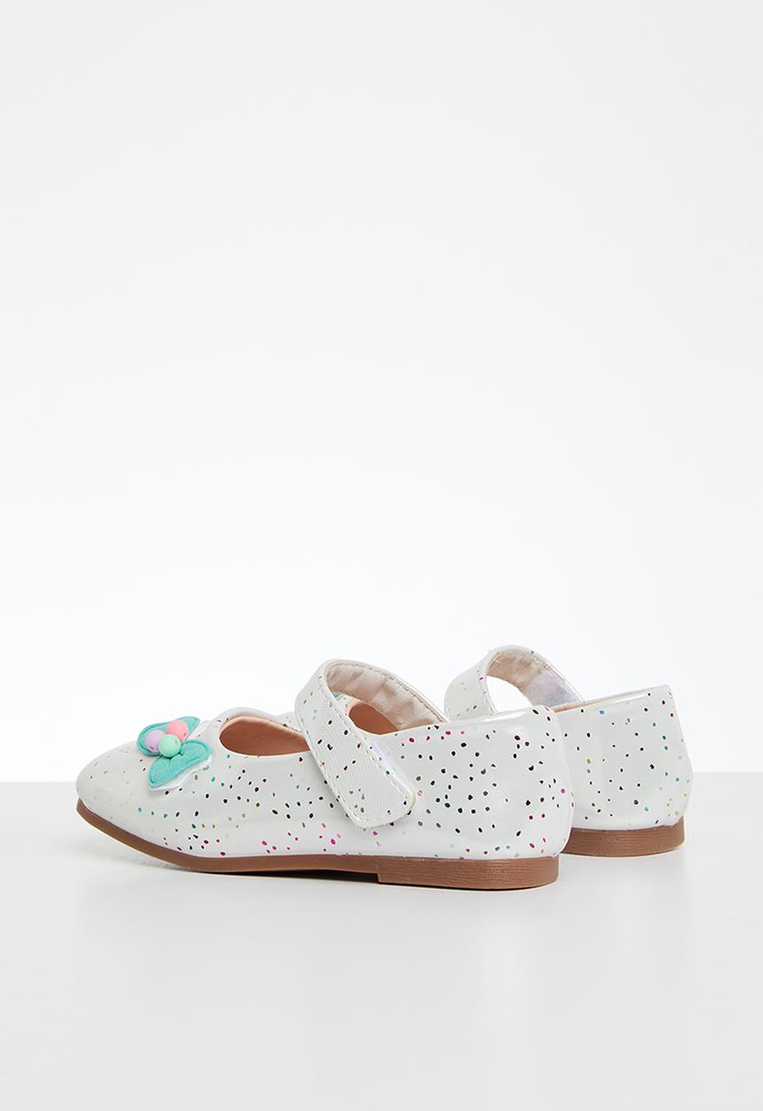 Pop Candy - Mini bow pumps - white