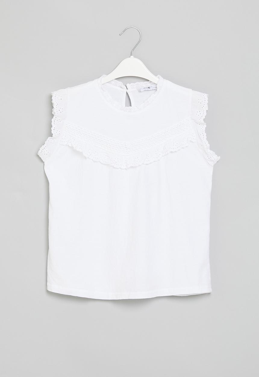 HAILYS - T-shirt - white