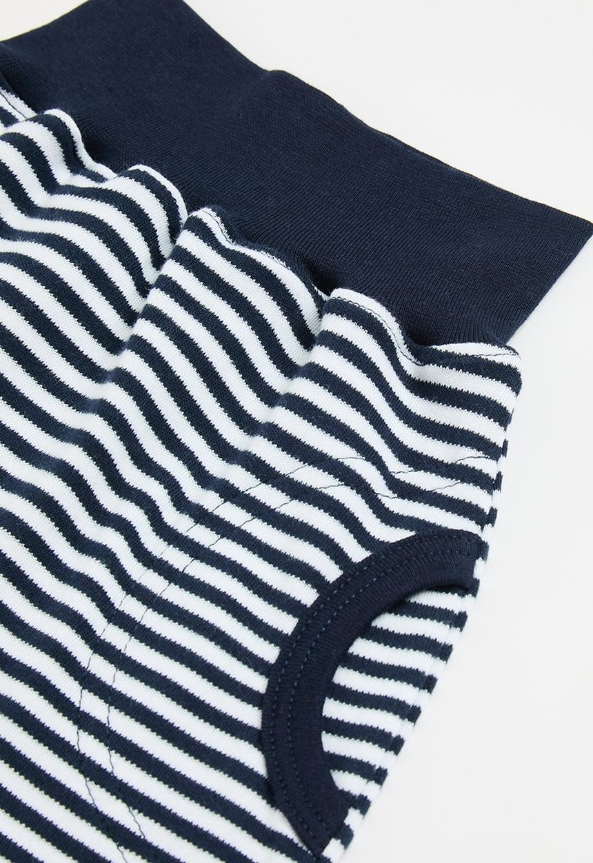 Little Lumps - Slouch shorts - navy stripes