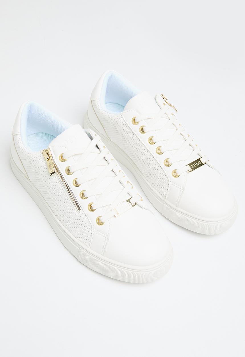 POLO - Zip sneaker - white