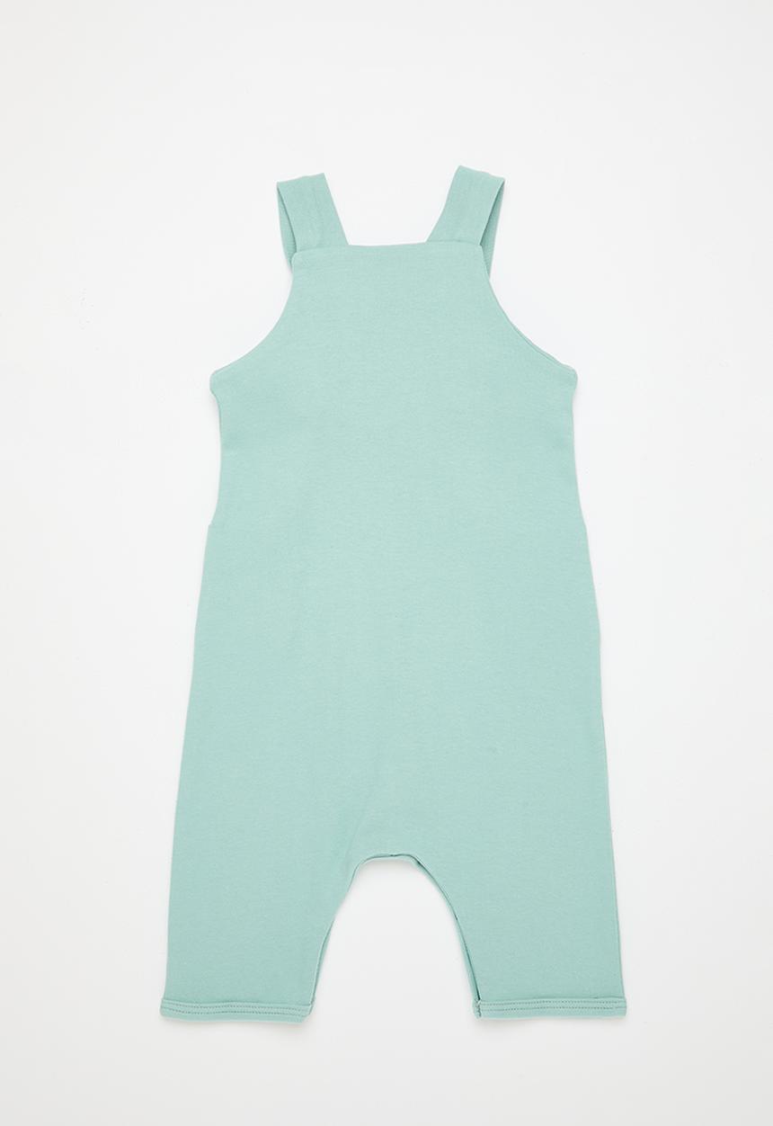 Little Lumps - Knotty dungarees - sage