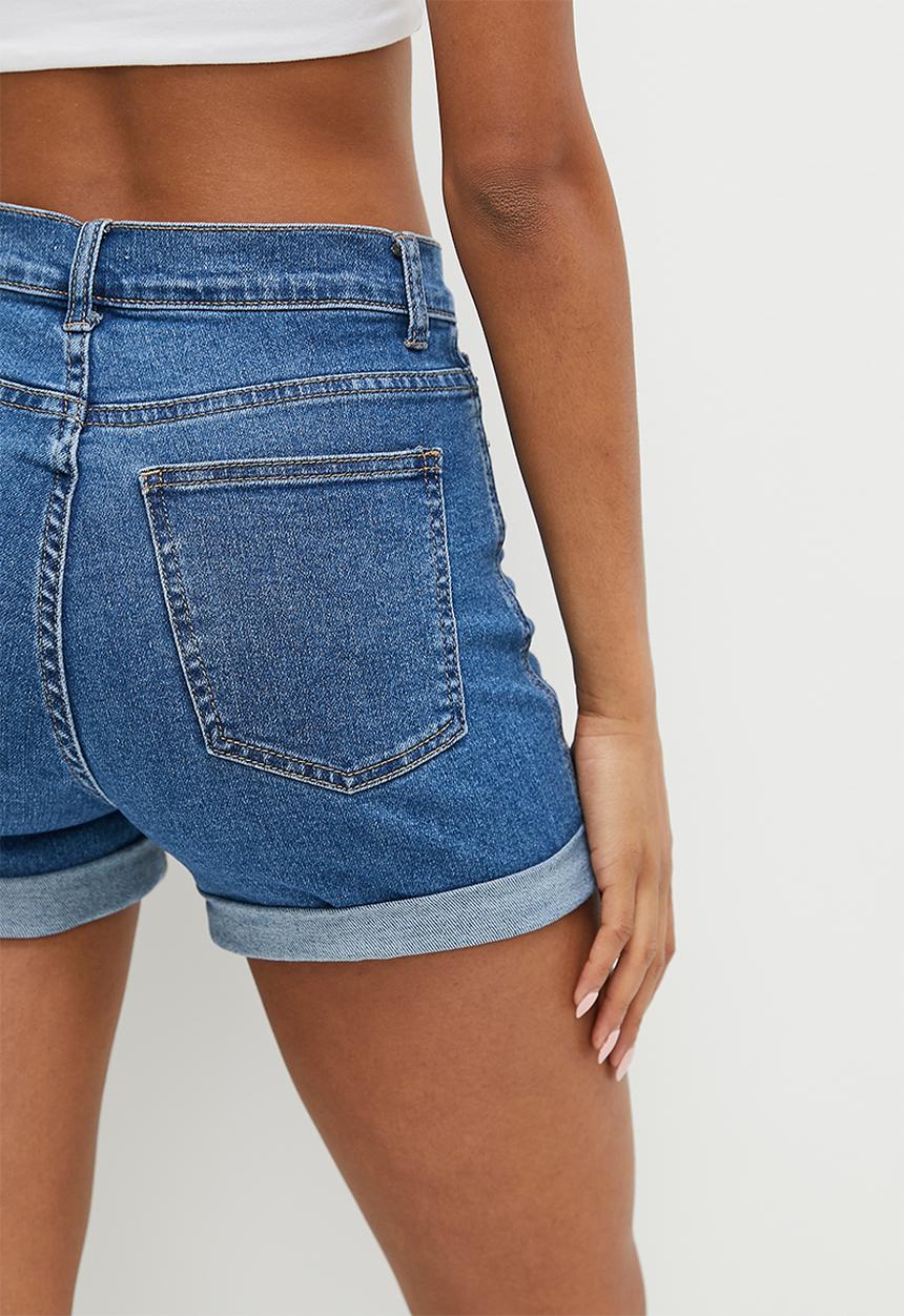 HAILYS - Denim shorts - blue