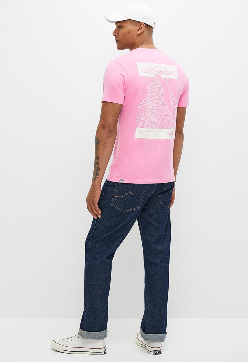 The North Face - M matterhorn face short sleeve tee - orchid pink (i0w)