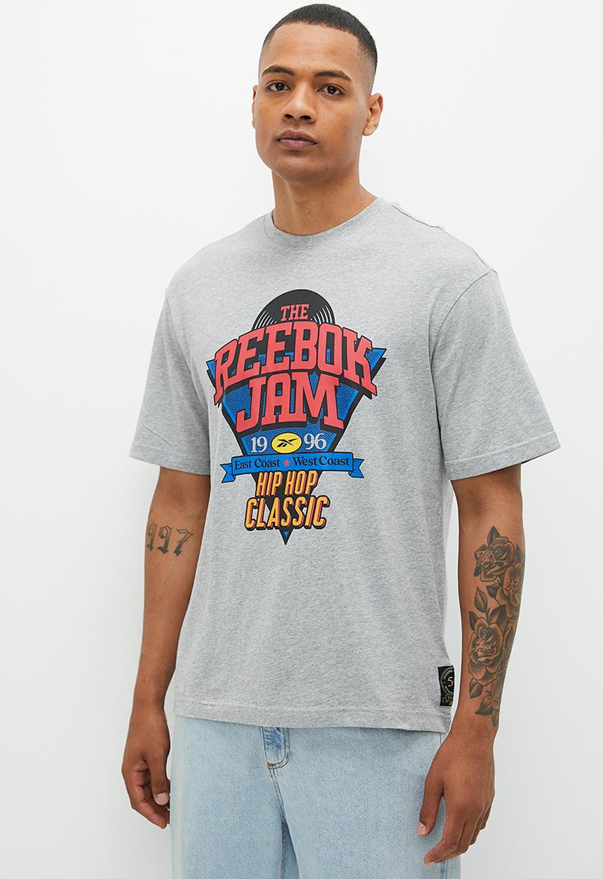 Reebok - HRN hip hop graphic tee - grey 