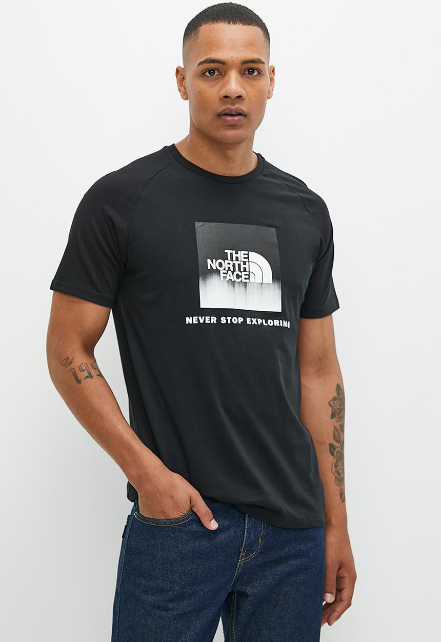 The North Face - M short sleeve  raglan redbox tee - eu -black
