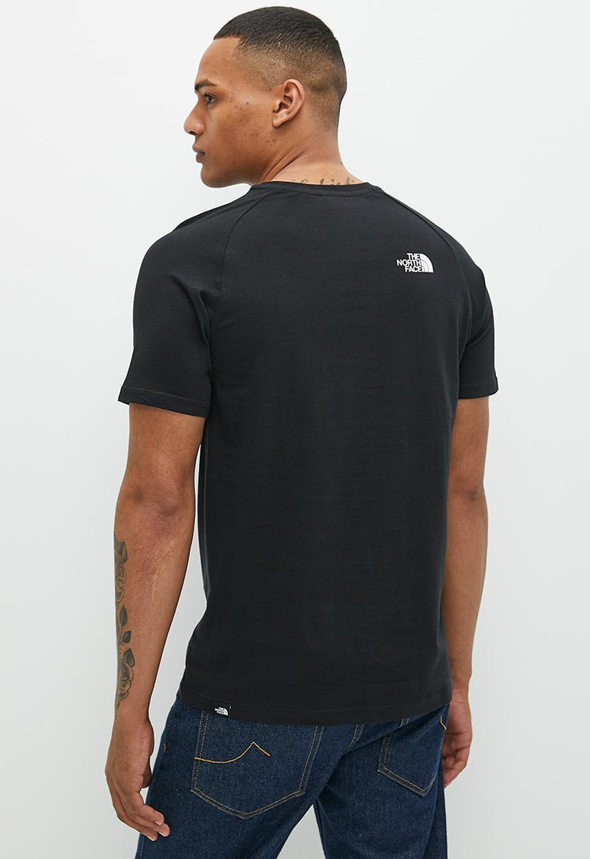 The North Face - M short sleeve  raglan redbox tee - eu -black