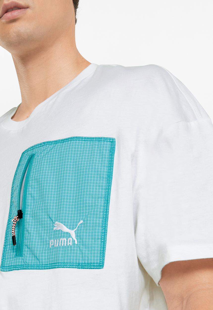 PUMA - Hc pocket tee - puma white