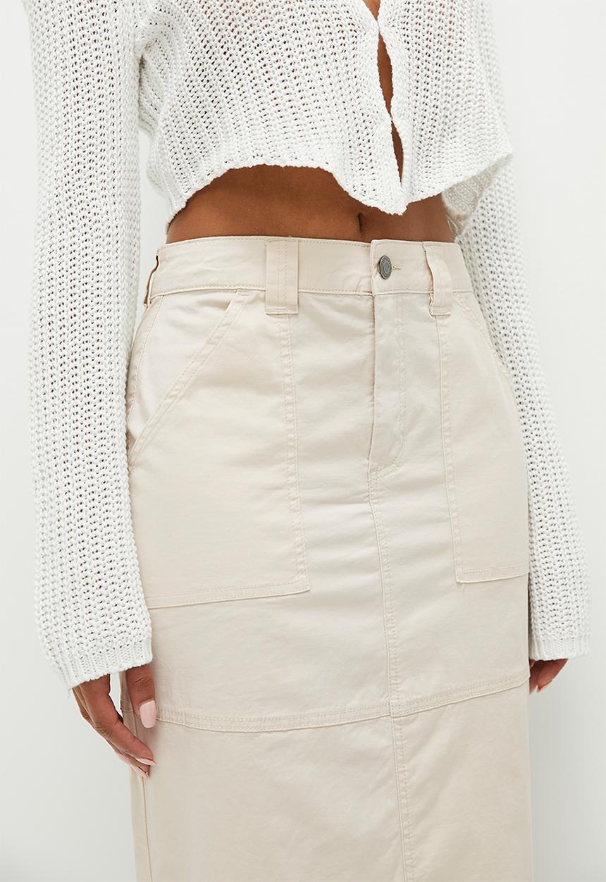 Cotton On - Kai maxi skirt - stone