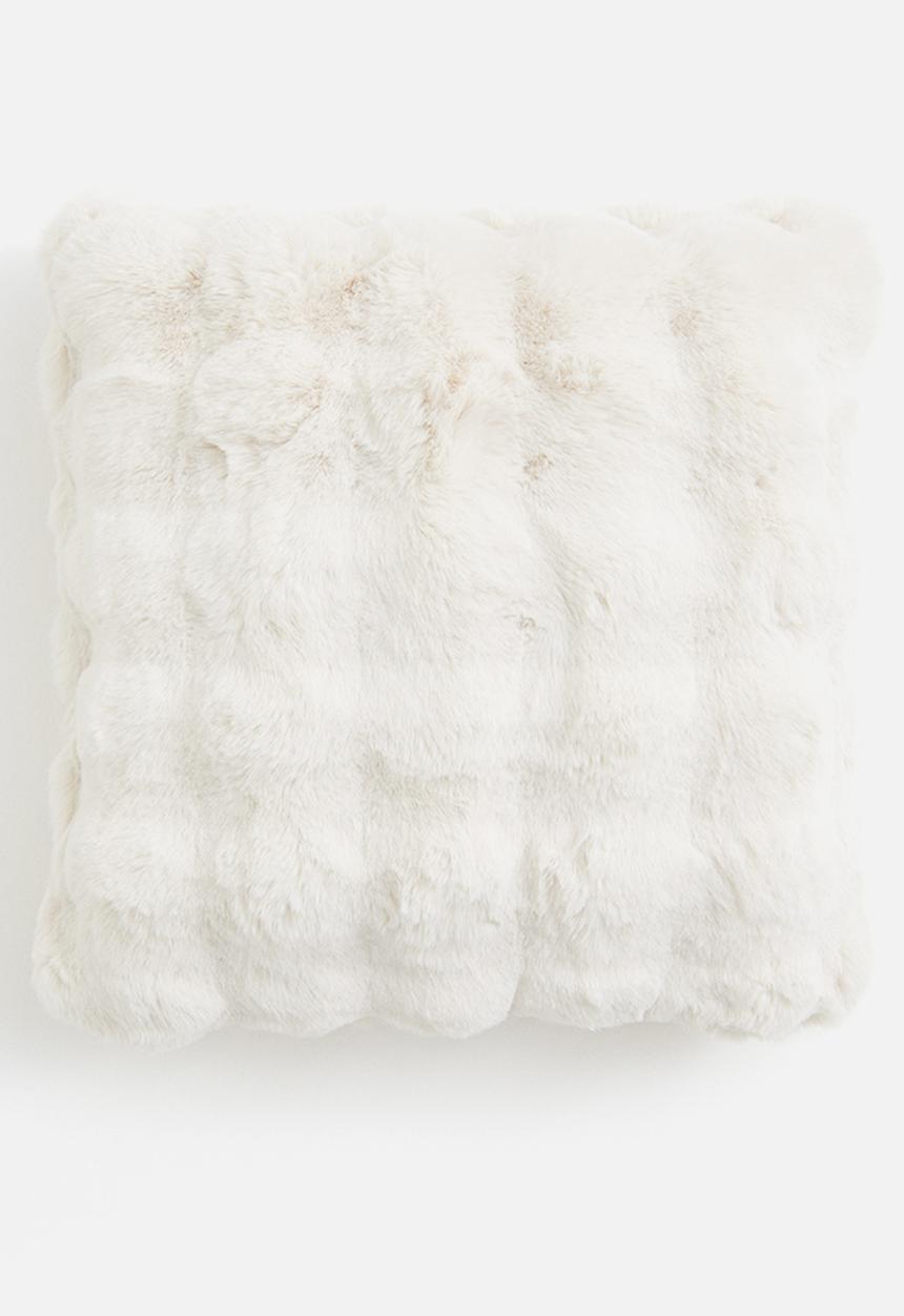 H&M - Fluffy cushion cover - light beige