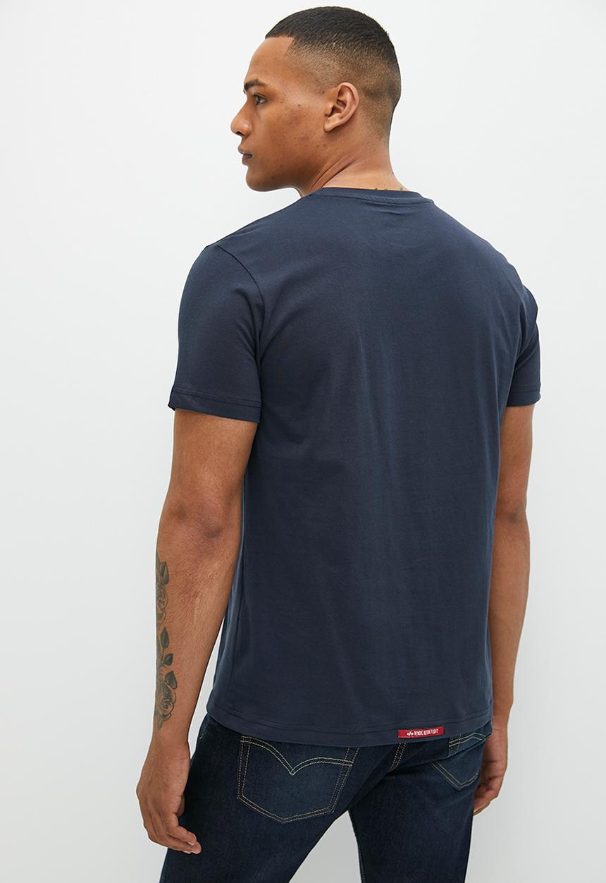 Alpha Industries - Rainbow block tee - navy