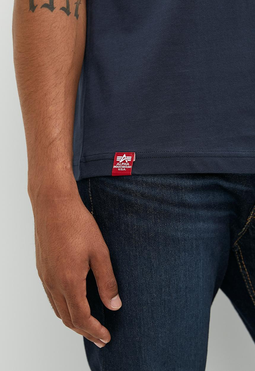 Alpha Industries - Rainbow block tee - navy