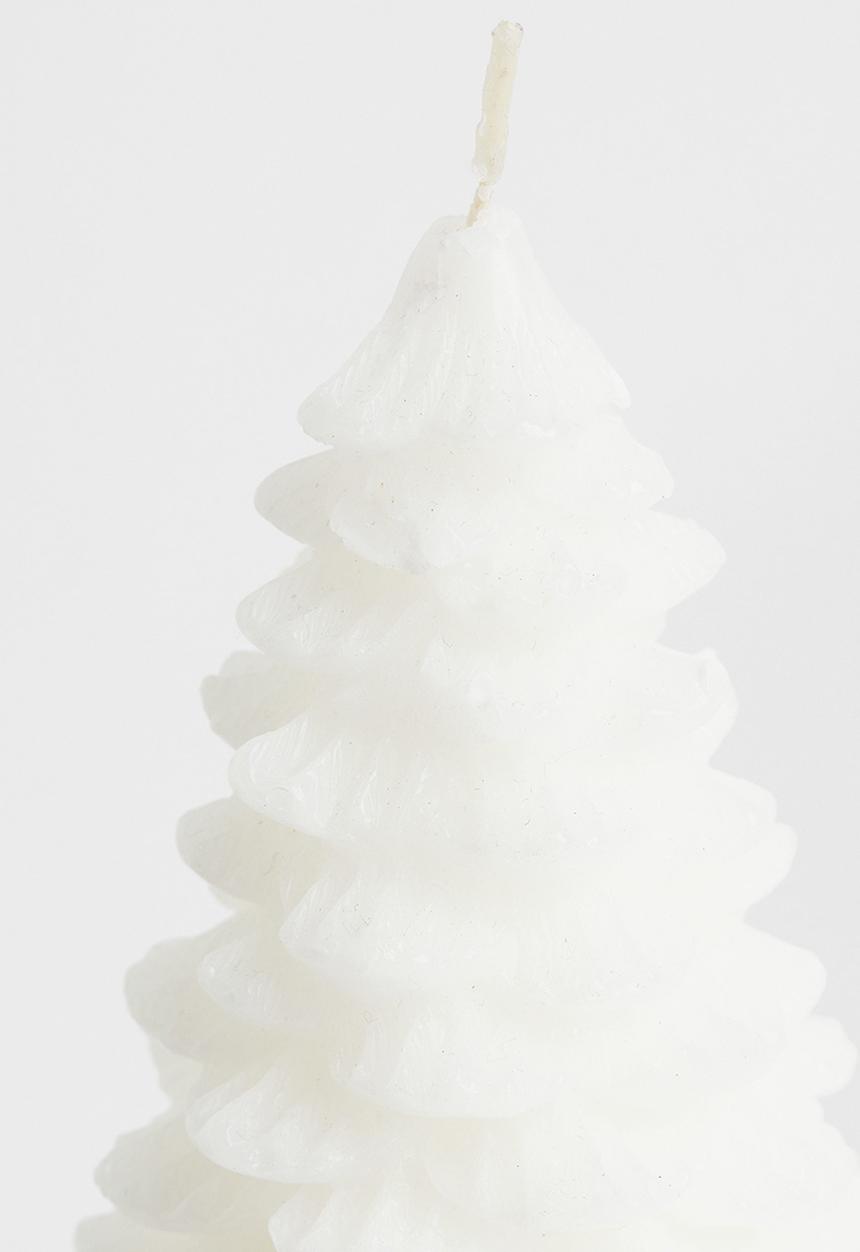 H&M - Fir-tree-shaped candle - white