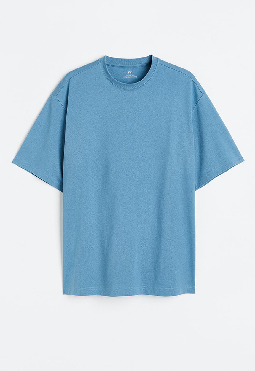 H&M - Relaxed fit T-shirt - blue