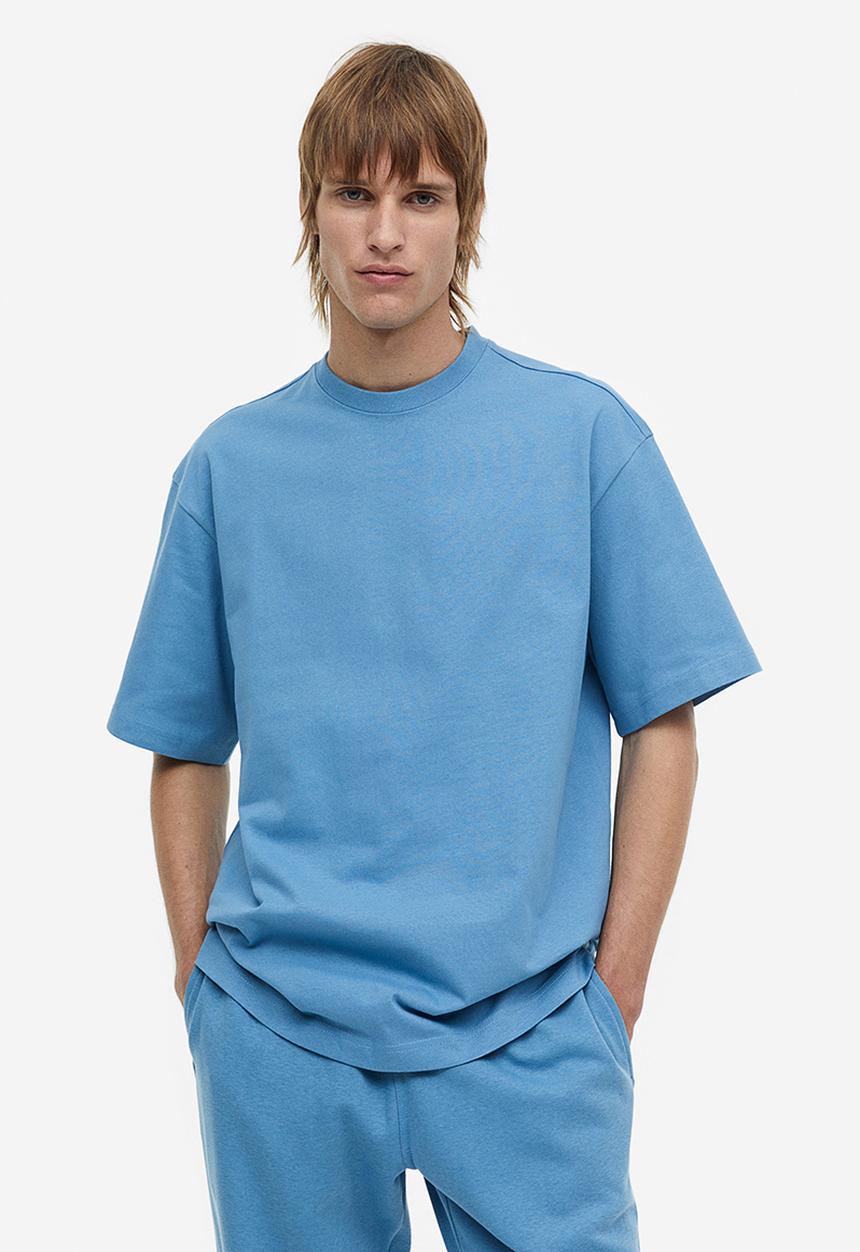H&M - Relaxed fit T-shirt - blue