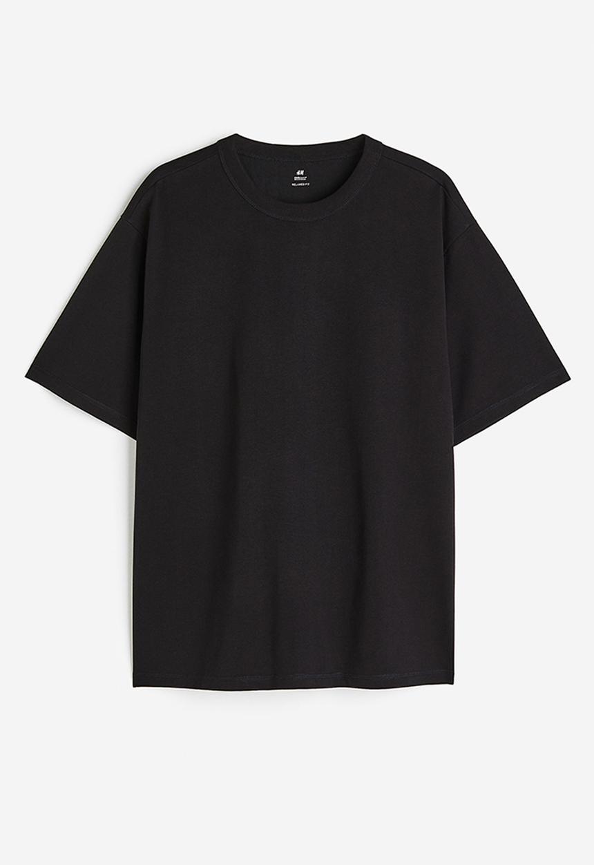 H&M - Coolmax® relaxed fit T-shirt - black