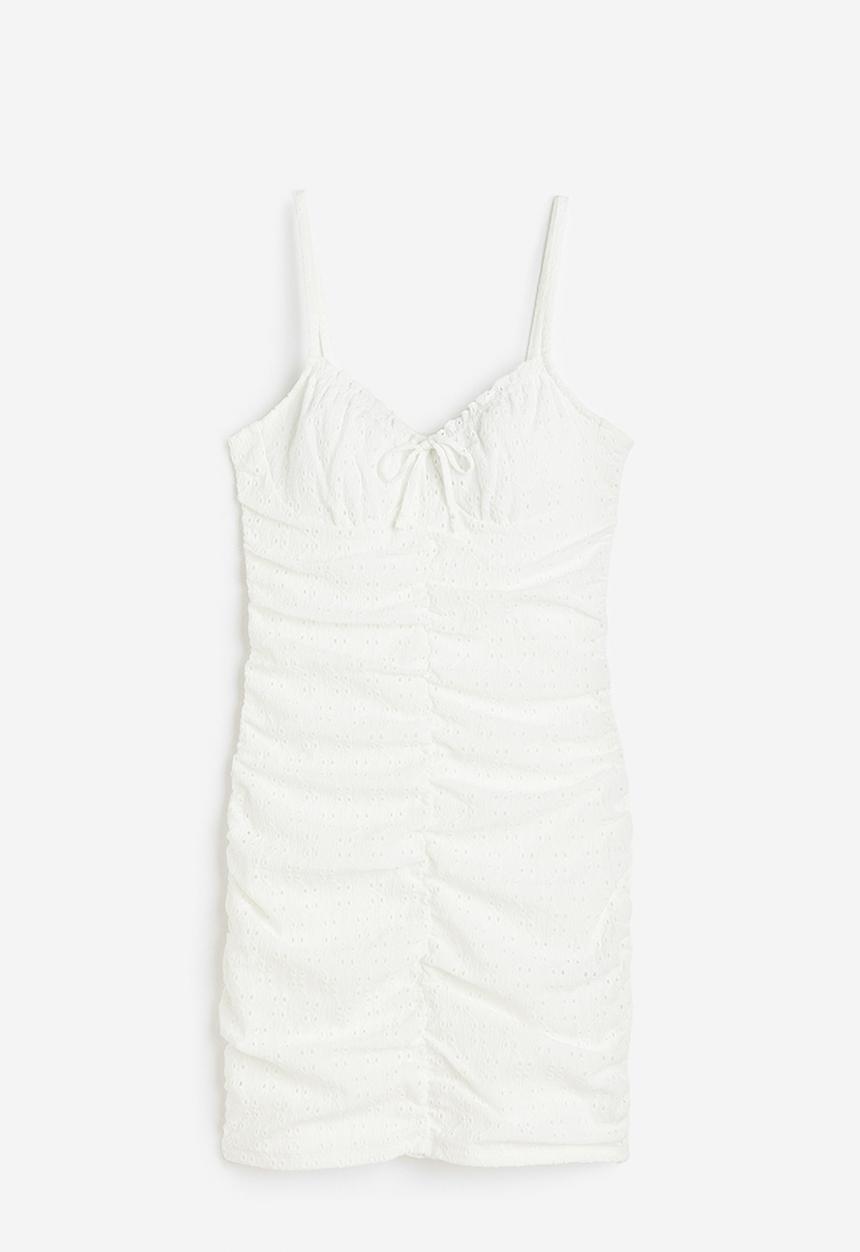 H&M - Draped dress - white