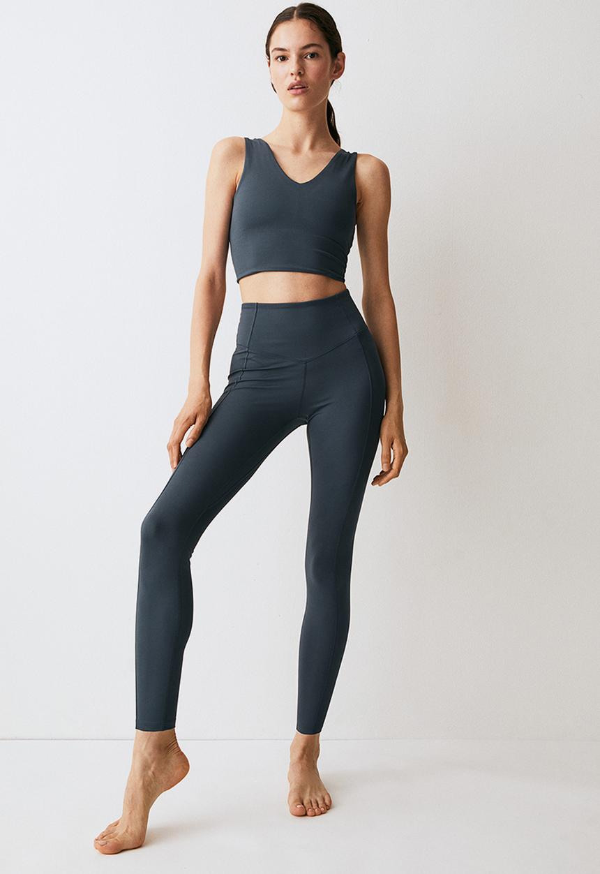 H&M - Softmove™ medium support sports bra - dark teal