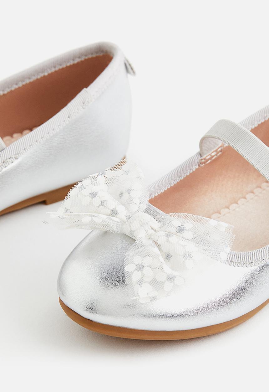 H&M - Ballet pumps - silver