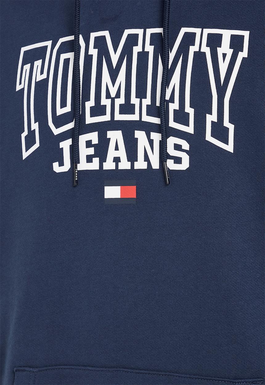 Tommy Hilfiger - TJM regular entry graphic hoodie - mid blue