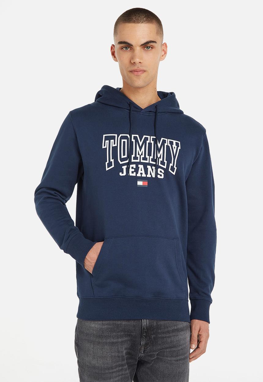 Tommy Hilfiger - TJM regular entry graphic hoodie - mid blue