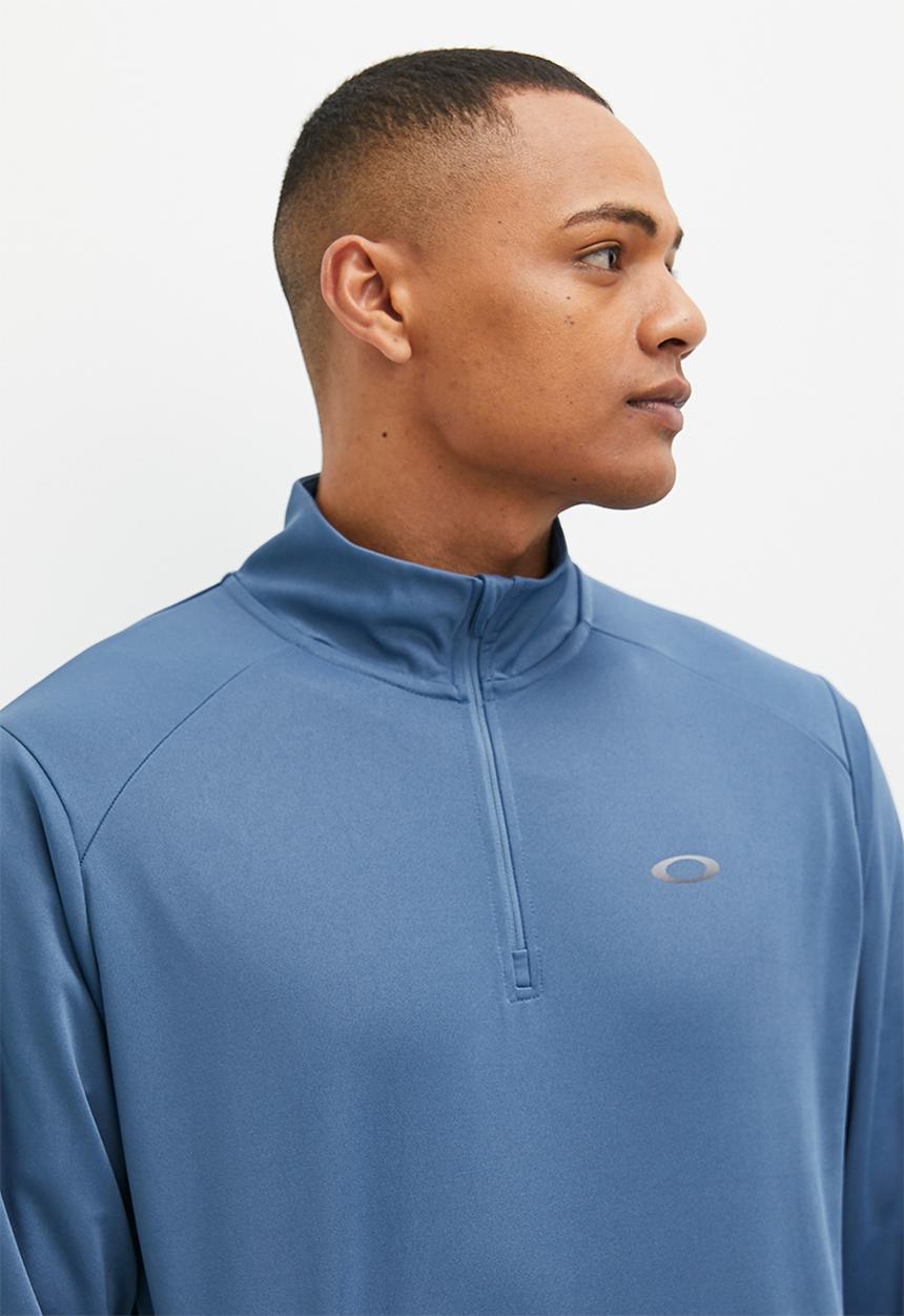 Oakley - Foundational 1/4 zip - copen blue 