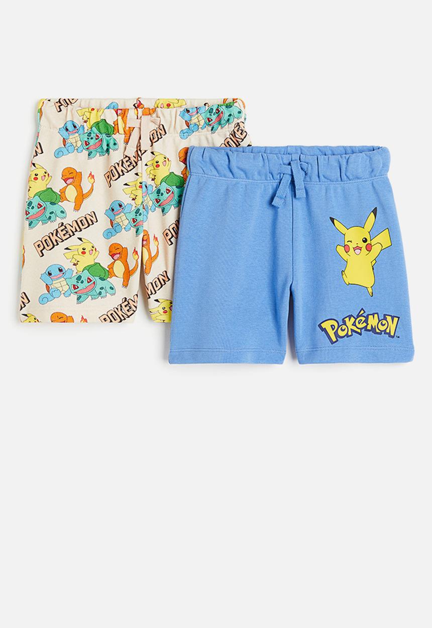 H&M - 2-pack printed sweatshorts - multi