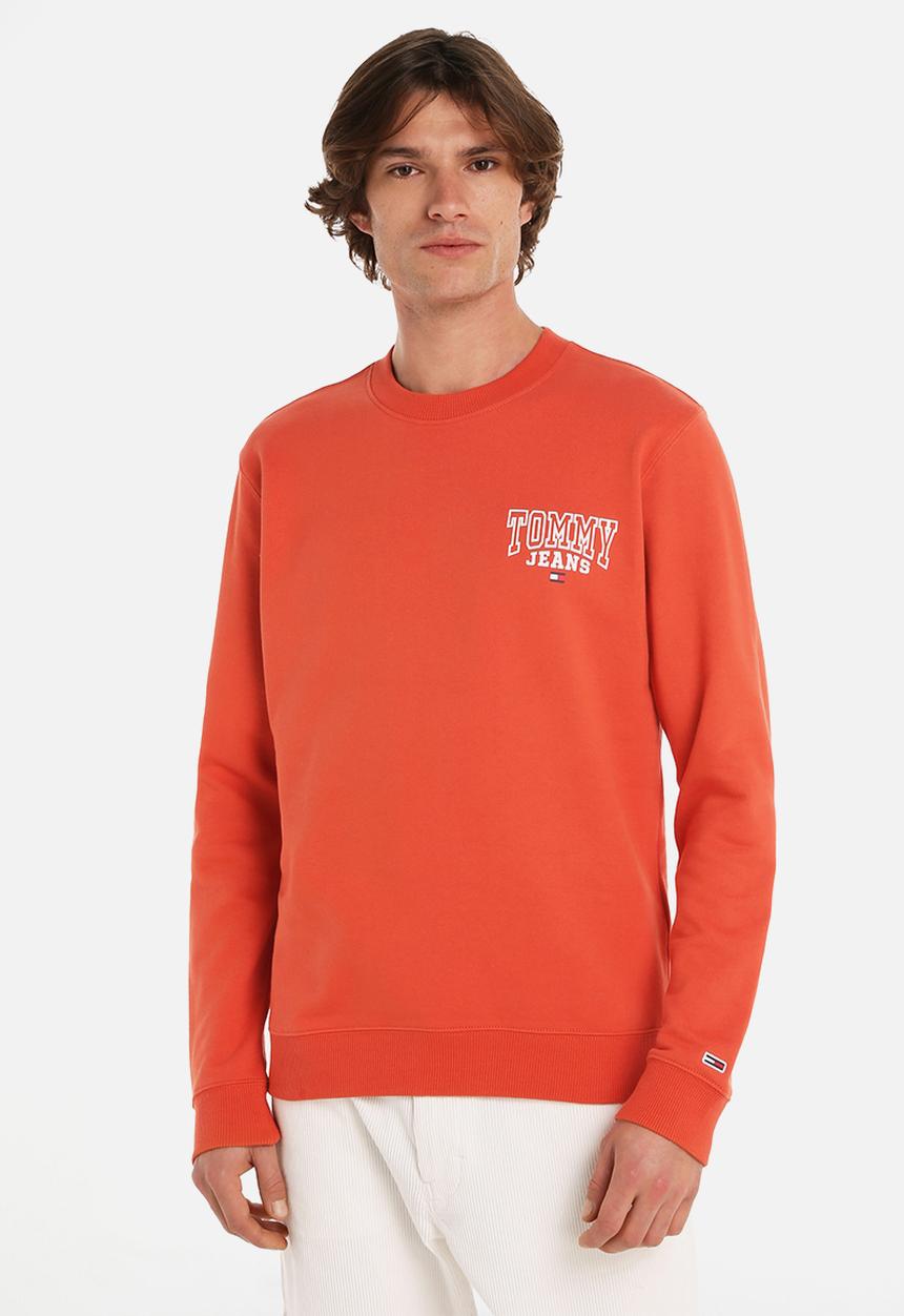 Tommy Hilfiger - TJM reg entry graphic crew - dark red