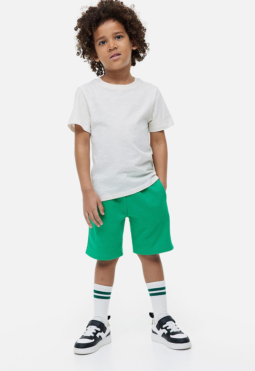 H&M - Sweatshirt shorts - green