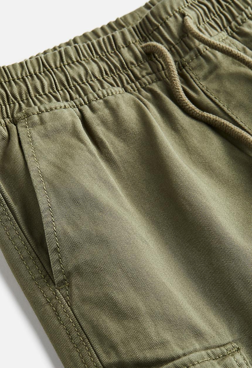 H&M - Twill cargo shorts - khaki green