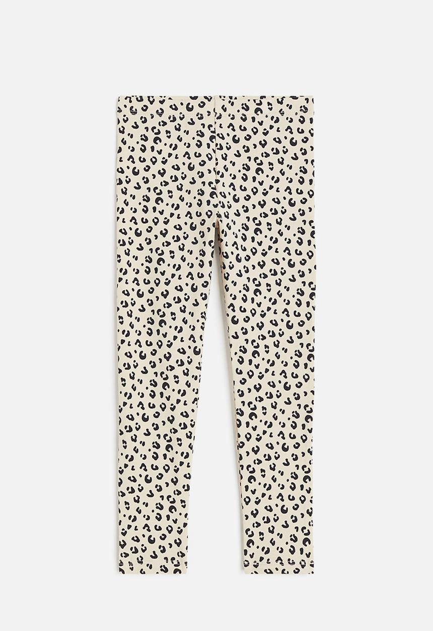 H&M - Leggings - light beige leopard print 