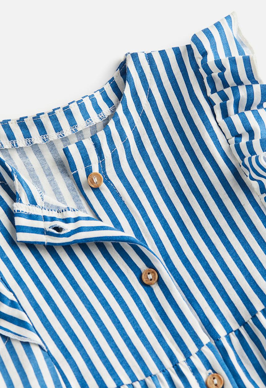 H&M - Jersey romper suit - blue striped