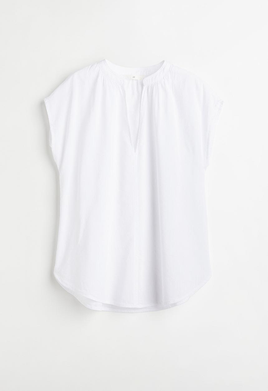 H&M - V-neck blouse - white