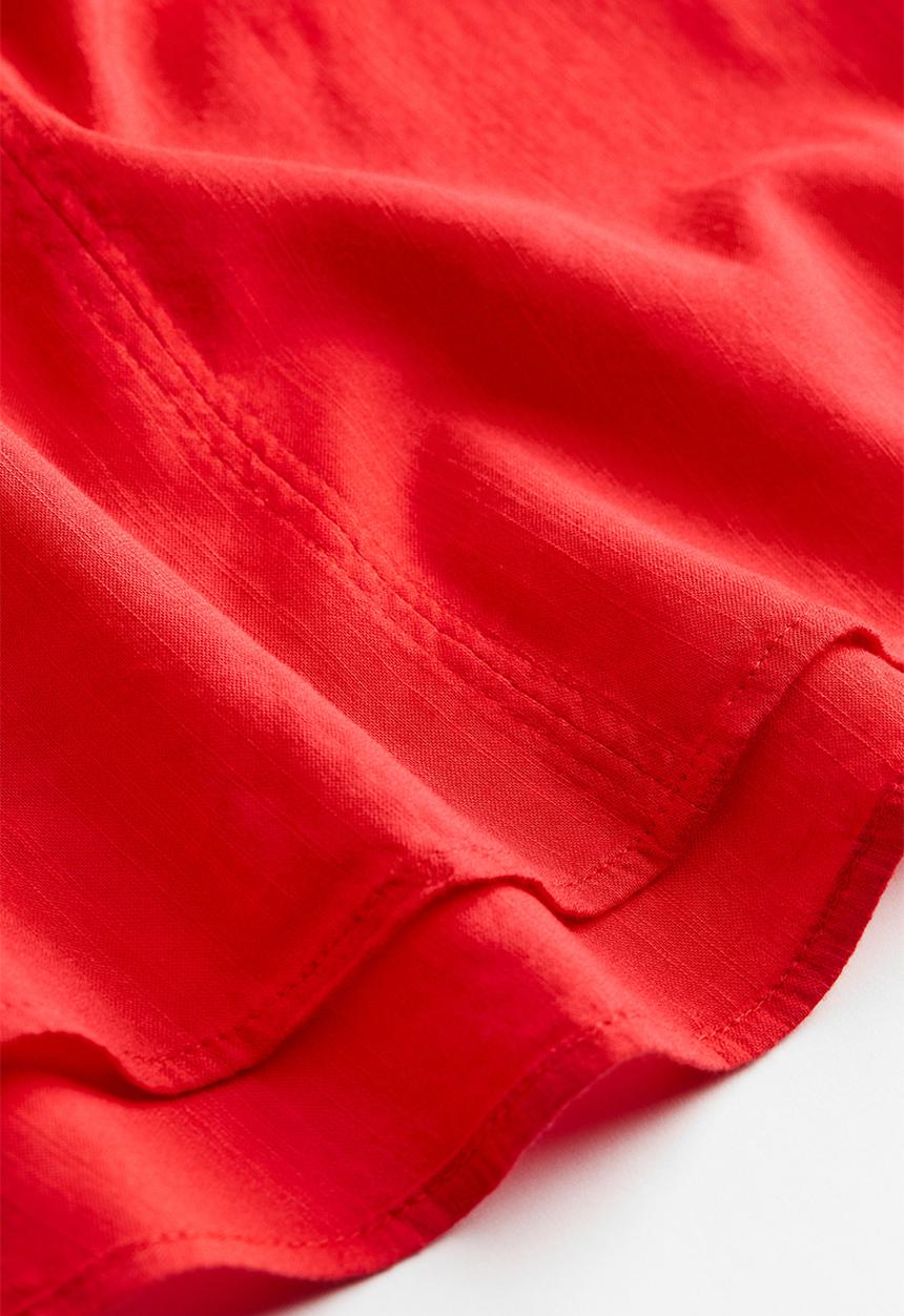 H&M - V-neck blouse - red