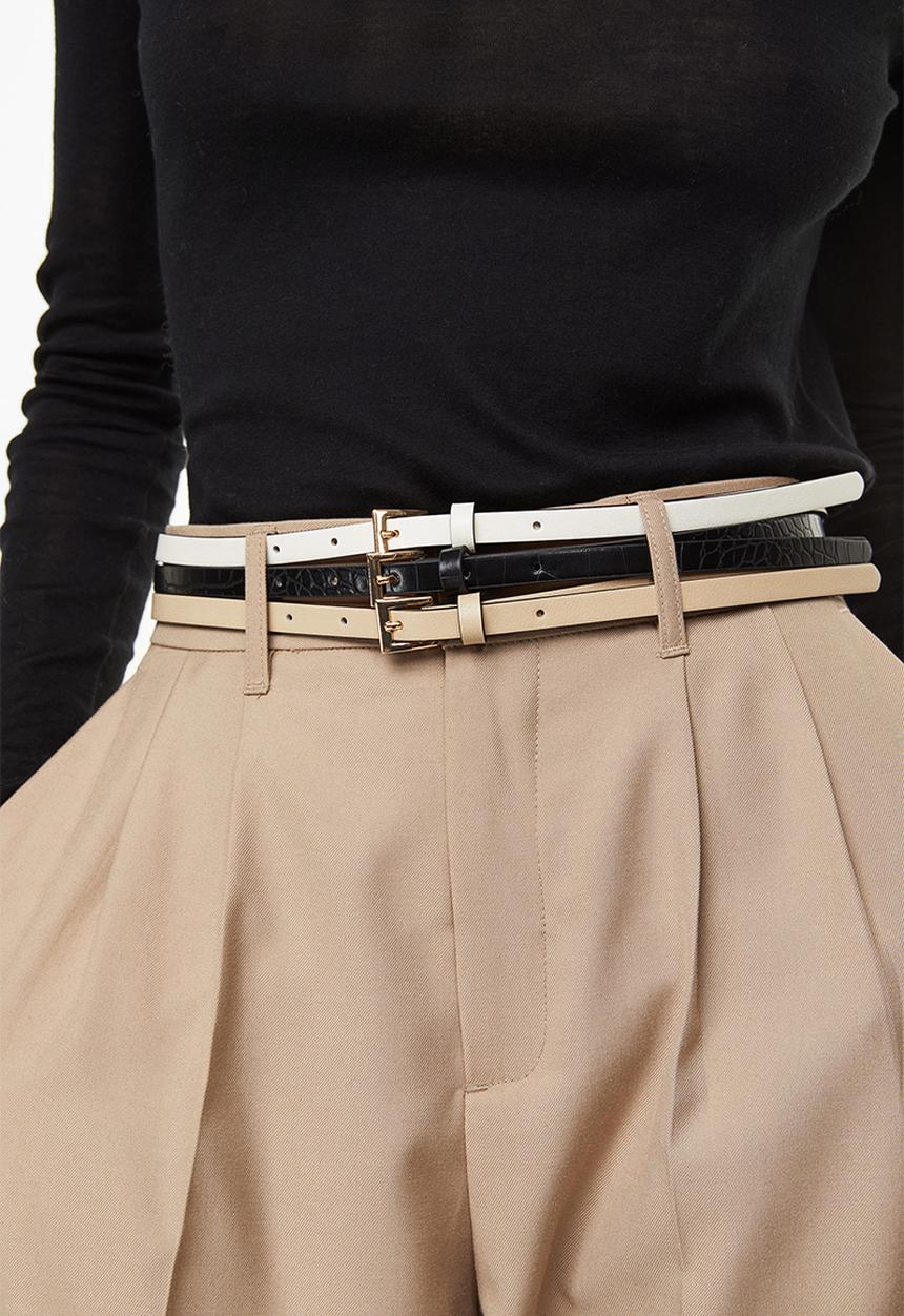 H&M - 3 Pack narrow belts - multi