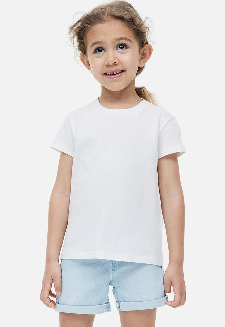 H&M - Denim shorts - light denim blue