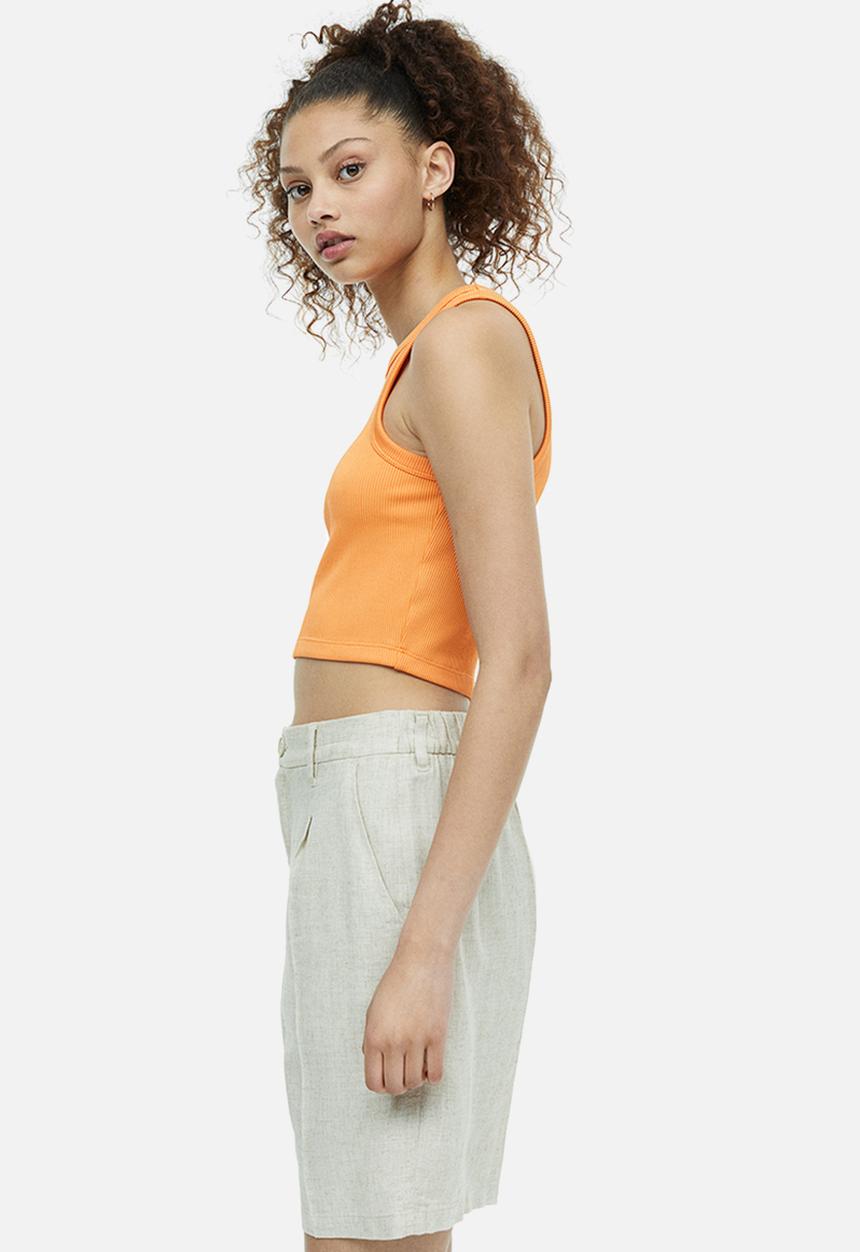 H&M - Cropped vest top - orange