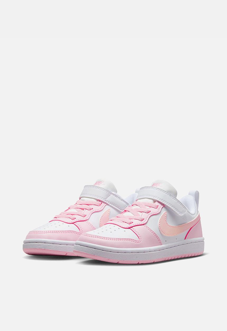 Nike - Nike court borough low recraft - white & pink foam