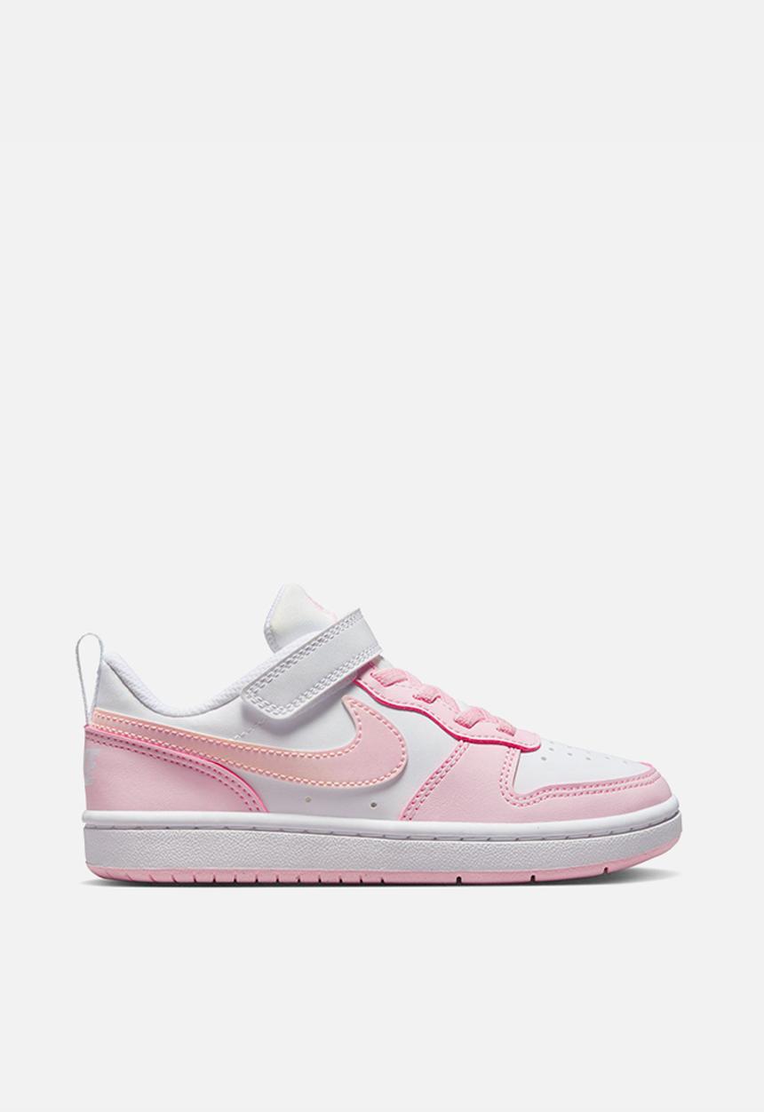 Nike - Nike court borough low recraft - white & pink foam