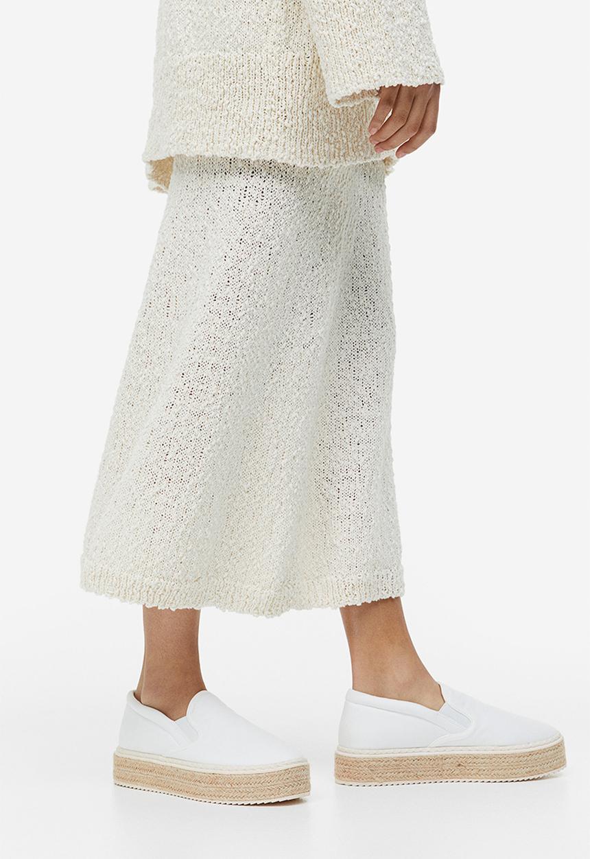 H&M - Platform espadrilles - white