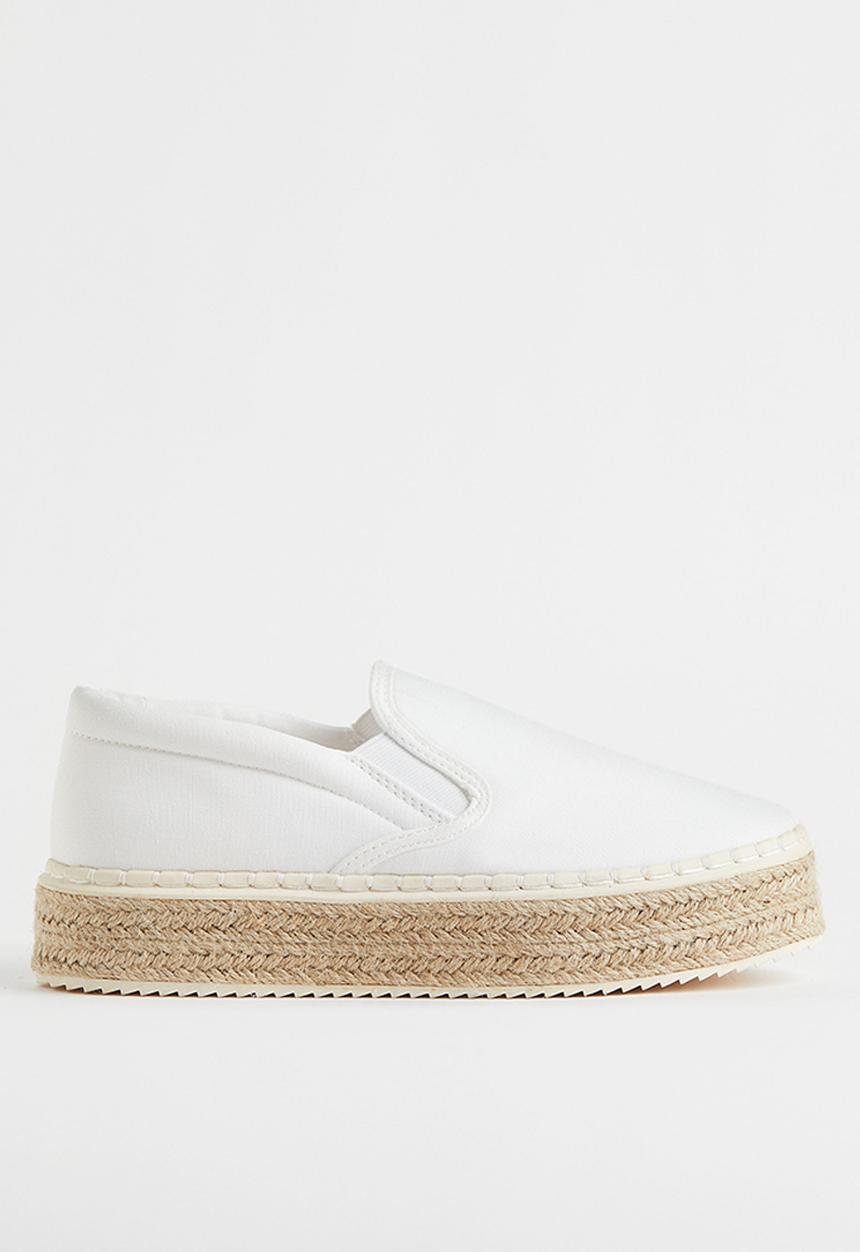 H&M - Platform espadrilles - white