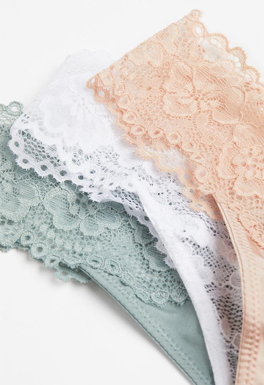 H&M - 3 Pack thong briefs - multi