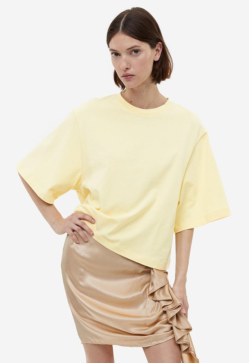 H&M - Cotton t-shirt - yellow