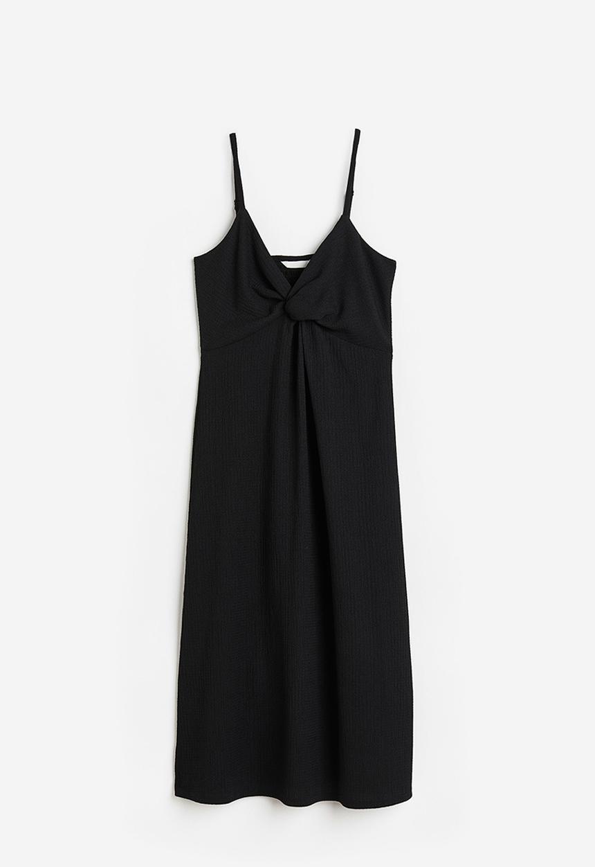 H&M - Twist-detail dress - black