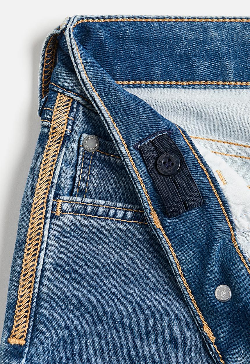 H&M - Super soft slim fit shorts - denim blue