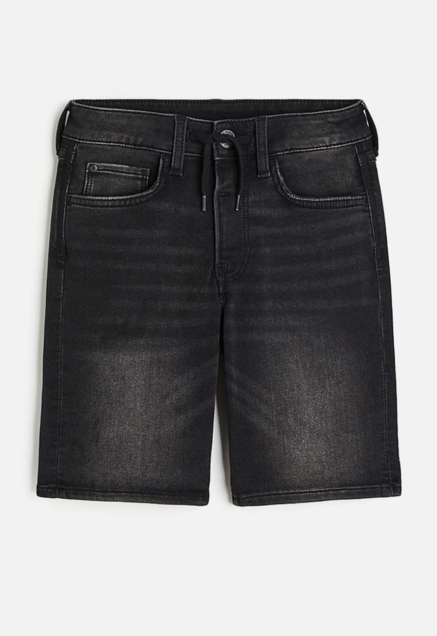 H&M - Super soft slim fit shorts - dark grey