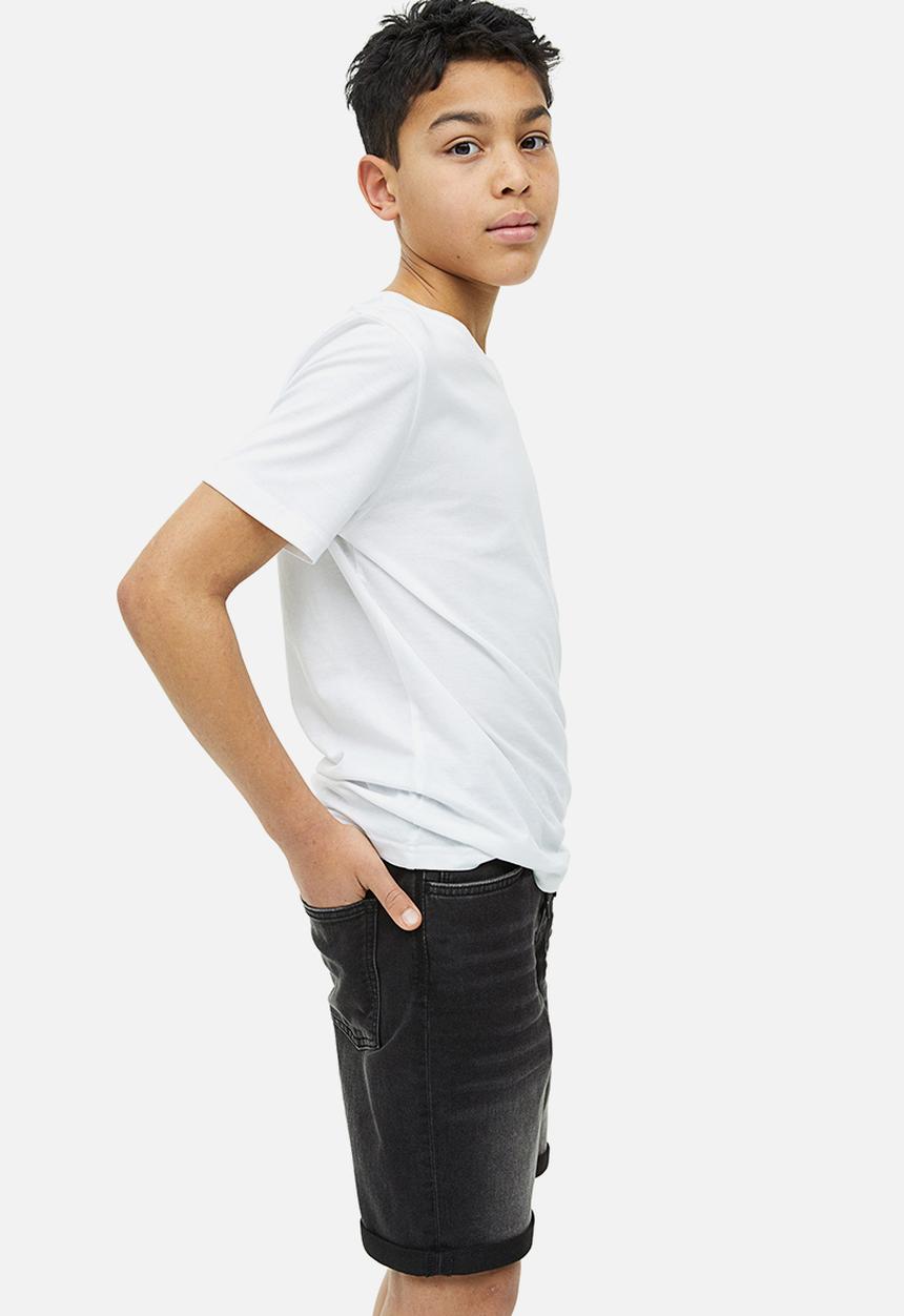 H&M - Super soft slim fit shorts - dark grey