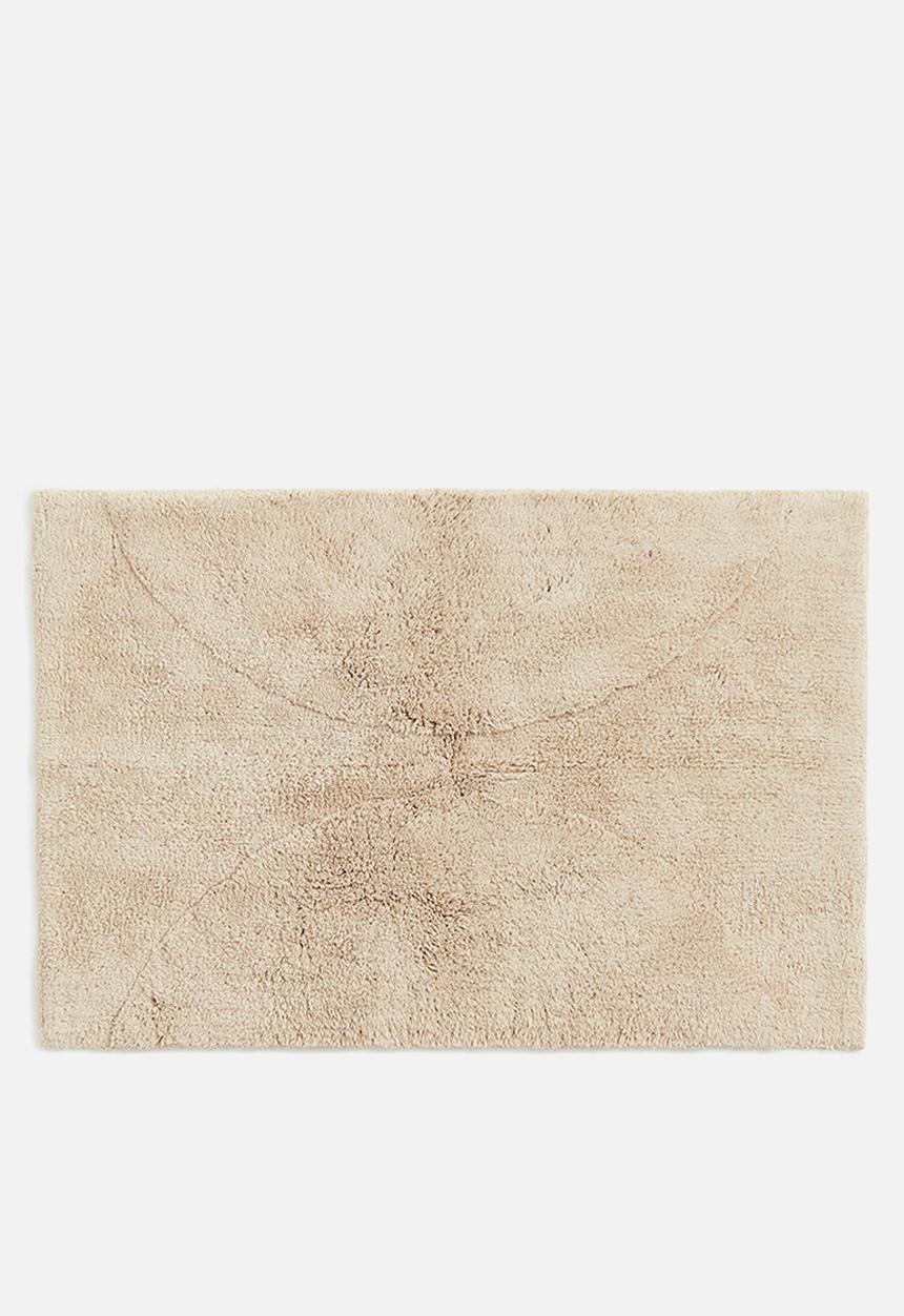 H&M - Tufted bath mat - light beige 
