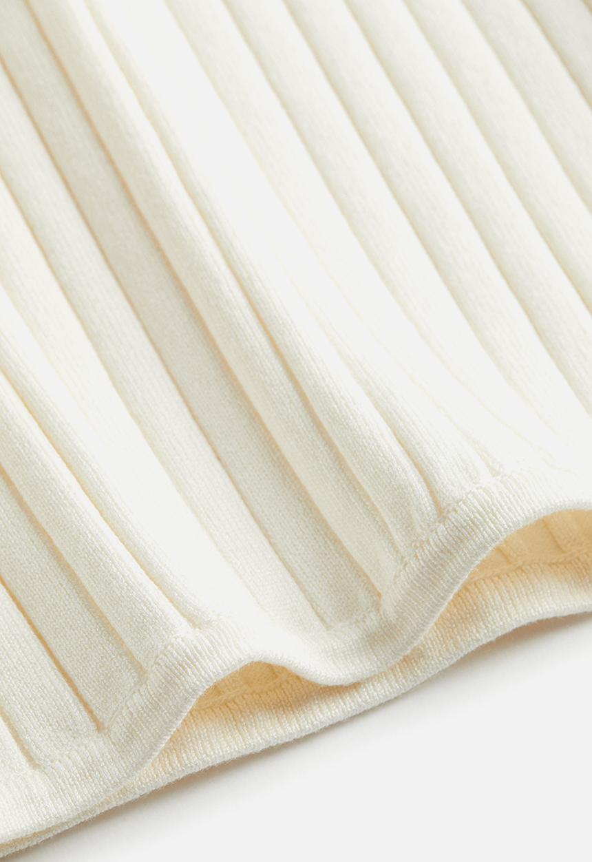 H&M - Rib-knit vest top - white